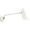 white / metallic - Birdy long wall lamp - Northern