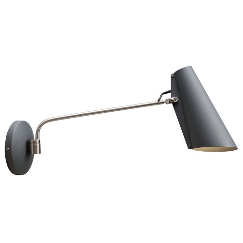 grey / metallic - Birdy long wall lamp* - Northern