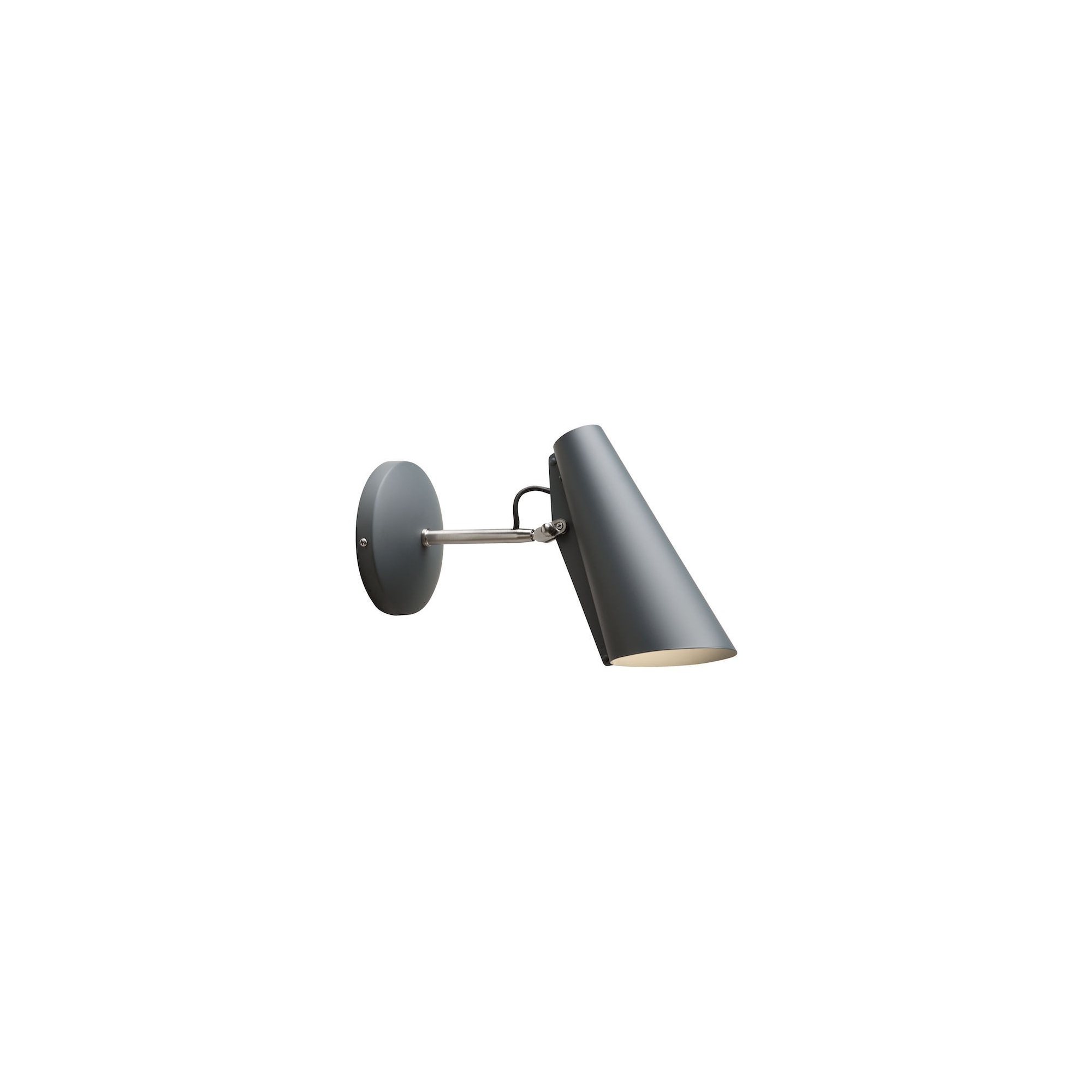 grey / metallic - Birdy short wall lamp - Northern