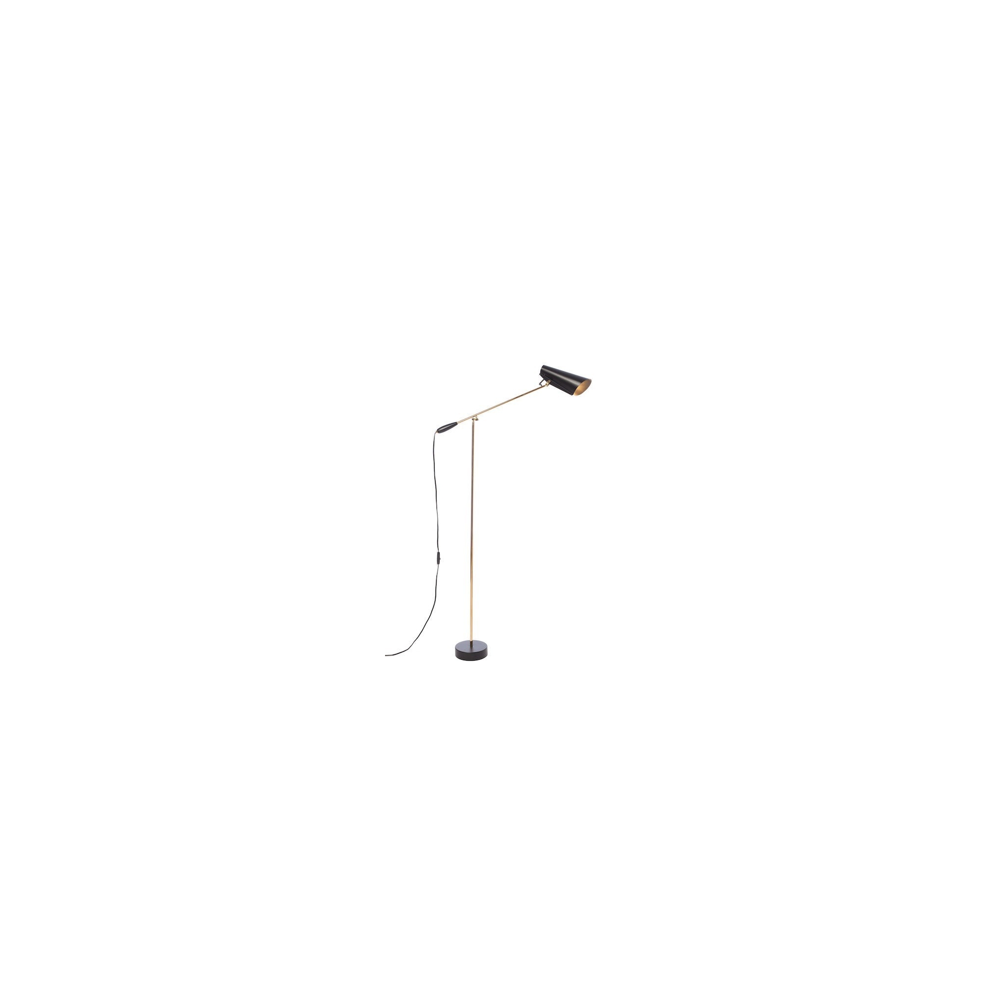 black / brass - Birdy floor lamp* - Northern