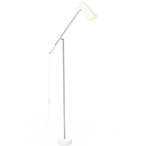 blanc / métal - lampadaire Birdy - Northern