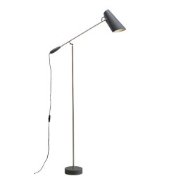 grey / metallic - Birdy floor lamp - Northern