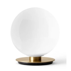 SOLD OUT - TR Bulb - table lamp / wall lamp - brass - shiny opal glass - Audo Copenhagen