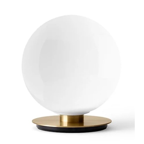 SOLD OUT - TR Bulb - table lamp / wall lamp - brass - shiny opal glass - Audo Copenhagen