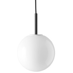 SOLD OUT - TR Bulb - pendant - black - shiny opal glass - Audo Copenhagen