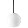 SOLD OUT - TR Bulb - pendant - black - shiny opal glass - Audo Copenhagen