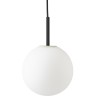 TR Bulb - pendant - black - matte opal glass - Audo Copenhagen