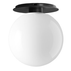 SOLD OUT - TR Bulb - ceiling - black - shiny opal glass - Audo Copenhagen