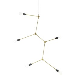 SOLD OUT - brass - Harrison chandelier - Tribeca - Audo Copenhagen