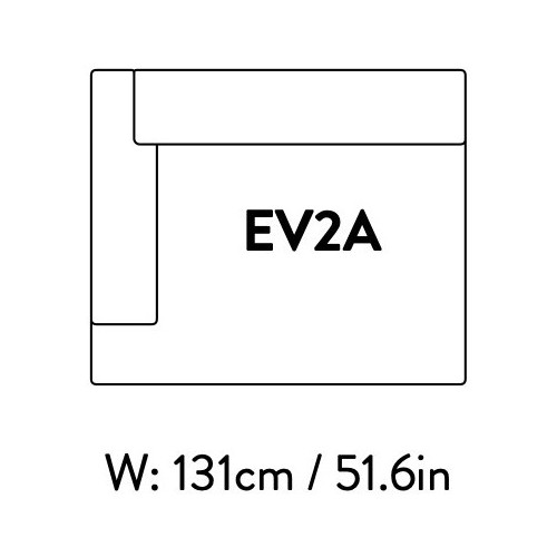 Extérieur gauche – 131 x 110 cm – Develius – EV2A - &Tradition