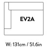 Extérieur gauche – 131 x 110 cm – Develius – EV2A - &Tradition