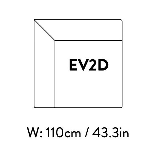 Corner module – 110 x 110 cm – Develius – EV2D - &Tradition