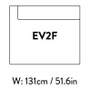 Extérieur gauche – 131 x 110 cm – (sans accoudoirs) – Develius – EV2F - &Tradition