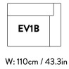 Extérieur Droit – 110 x 89 cm – Develius – EV1B - &Tradition