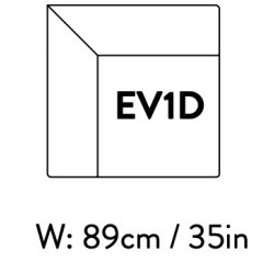 corner module – 89 x 89 cm – Develius – EV1D - &Tradition