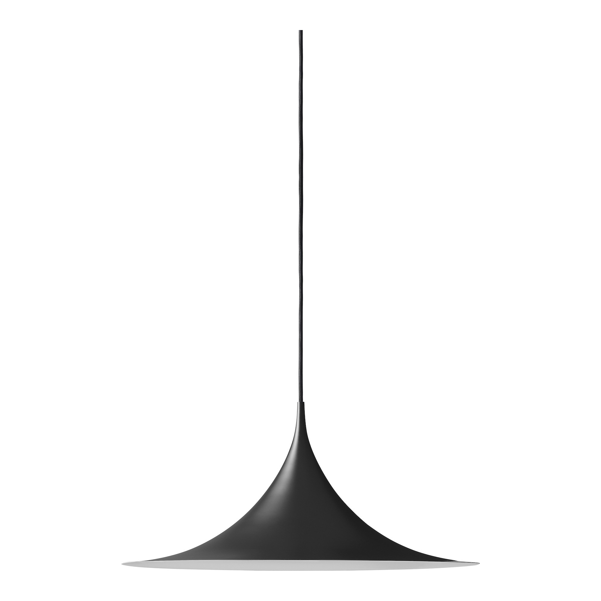 Ø30 cm - black semi matt - semi pendant - Gubi