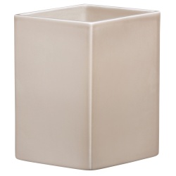 21,6 x H22,5 cm –  Beige – Ruutu vase - Iittala