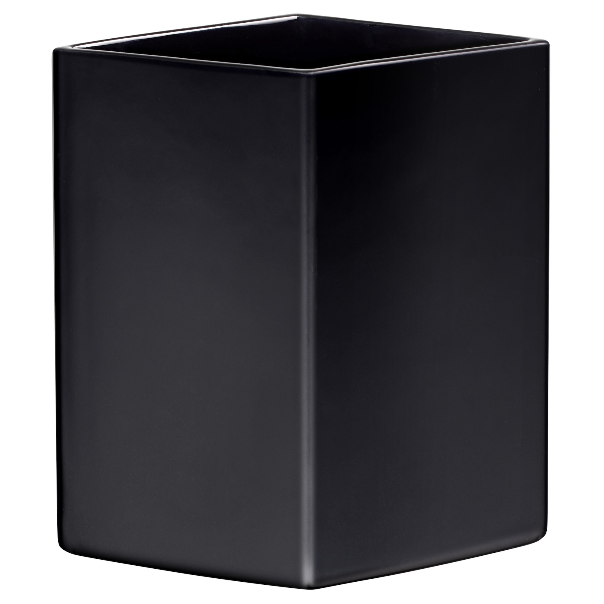 21,6 x H22,5 cm –  Noir – vase Ruutu - Iittala