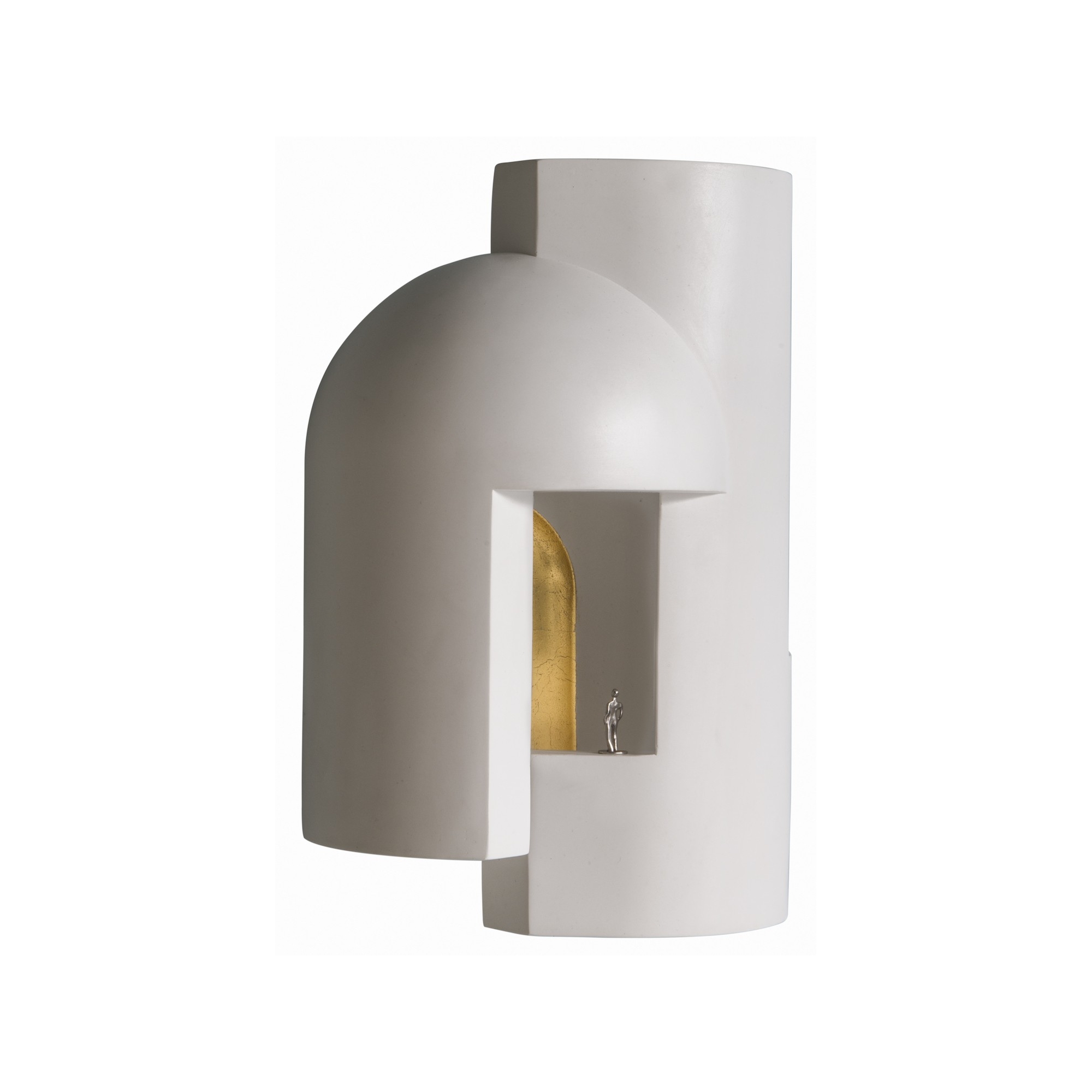 Soul Story 1 wall lamp – plaster and gold – DCW éditions