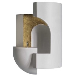 Soul Story 2 wall lamp – plaster and gold – DCW éditions