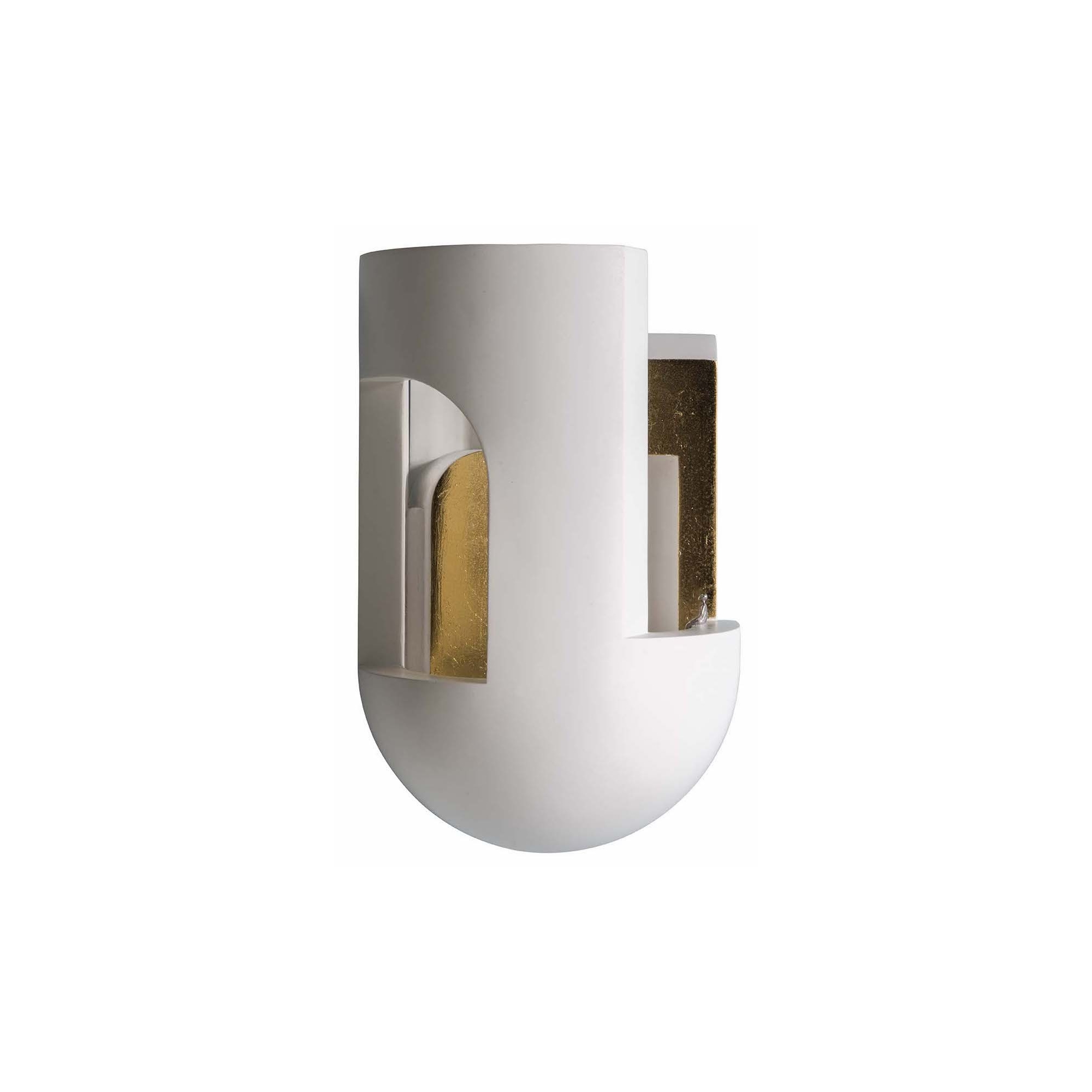 Soul Story 3 wall lamp – plaster and gold – DCW éditions