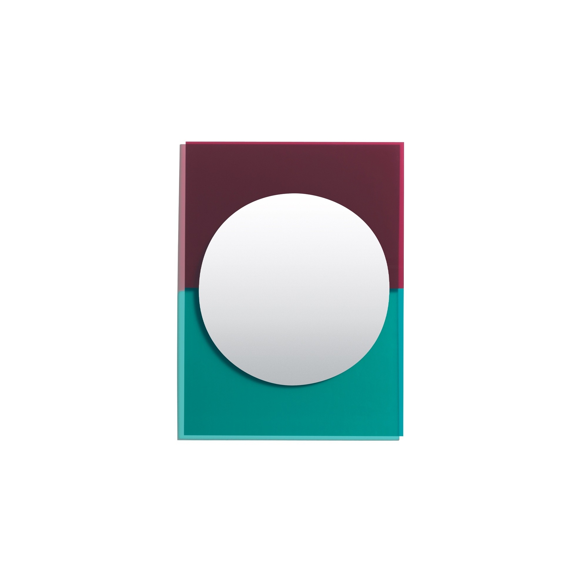 Wander medium mirror– emerald green / griotte - Petite Friture