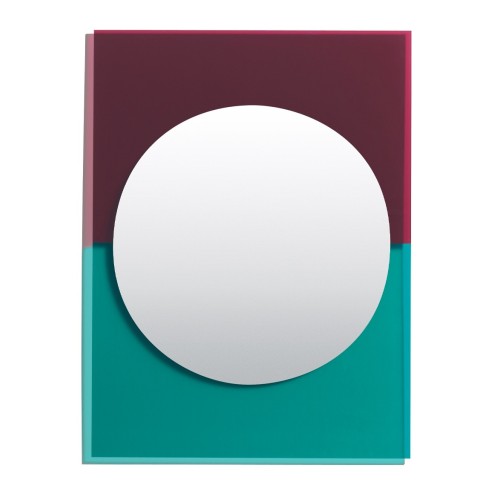 Wander medium mirror– emerald green / griotte - Petite Friture