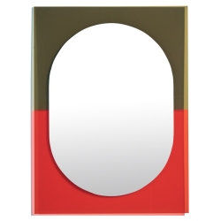 Wander medium mirror – Vermilion / Khaki - Petite Friture