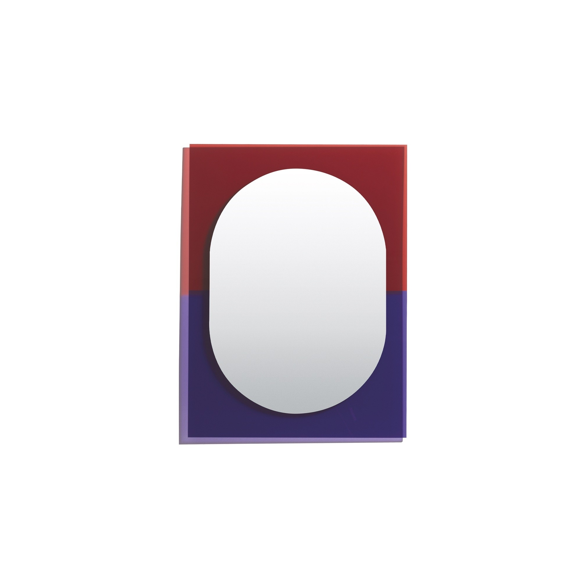 Miroir medium Wander – Violet / rouge brun - Petite Friture