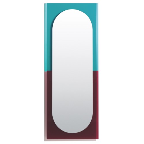 Wander large mirror – emerald green / griotte - Petite Friture