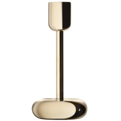 H18,3cm - Brass - candleholder Nappula - Iittala