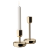 set of 2 - brass - candleholder Nappula - Iittala