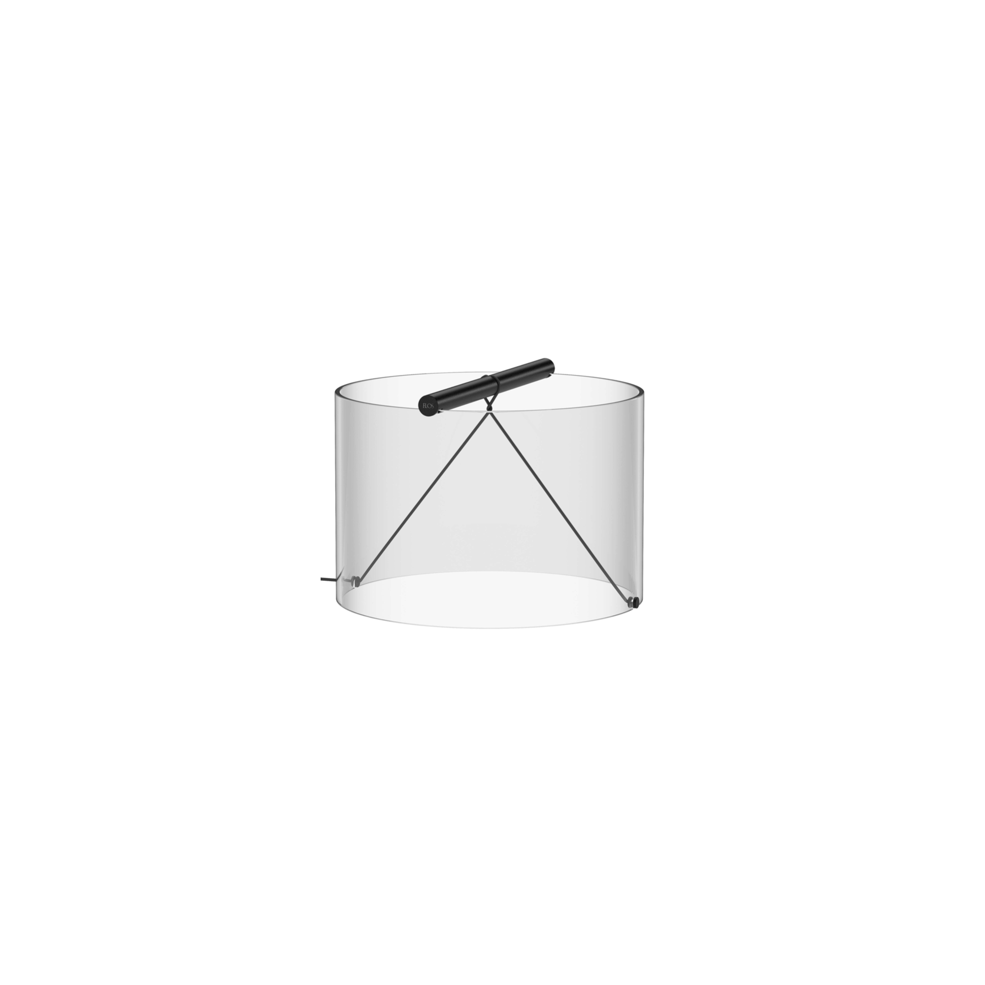 TO-TIE T3 table lamp – matte black (F7543031) - Flos