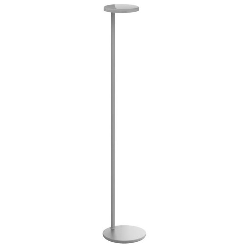 Oblique floor lamp – glossy grey – with USB-C - Flos