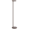 lampadaire Oblique – marron mat – avec USB-C - Flos