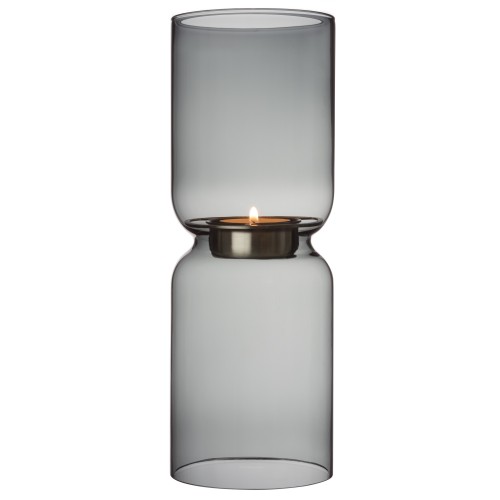 250mm - Bougeoir gris foncé Lantern - Iittala