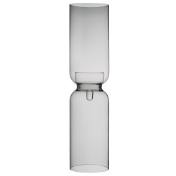 600mm - Bougeoir gris foncé Lantern - Iittala