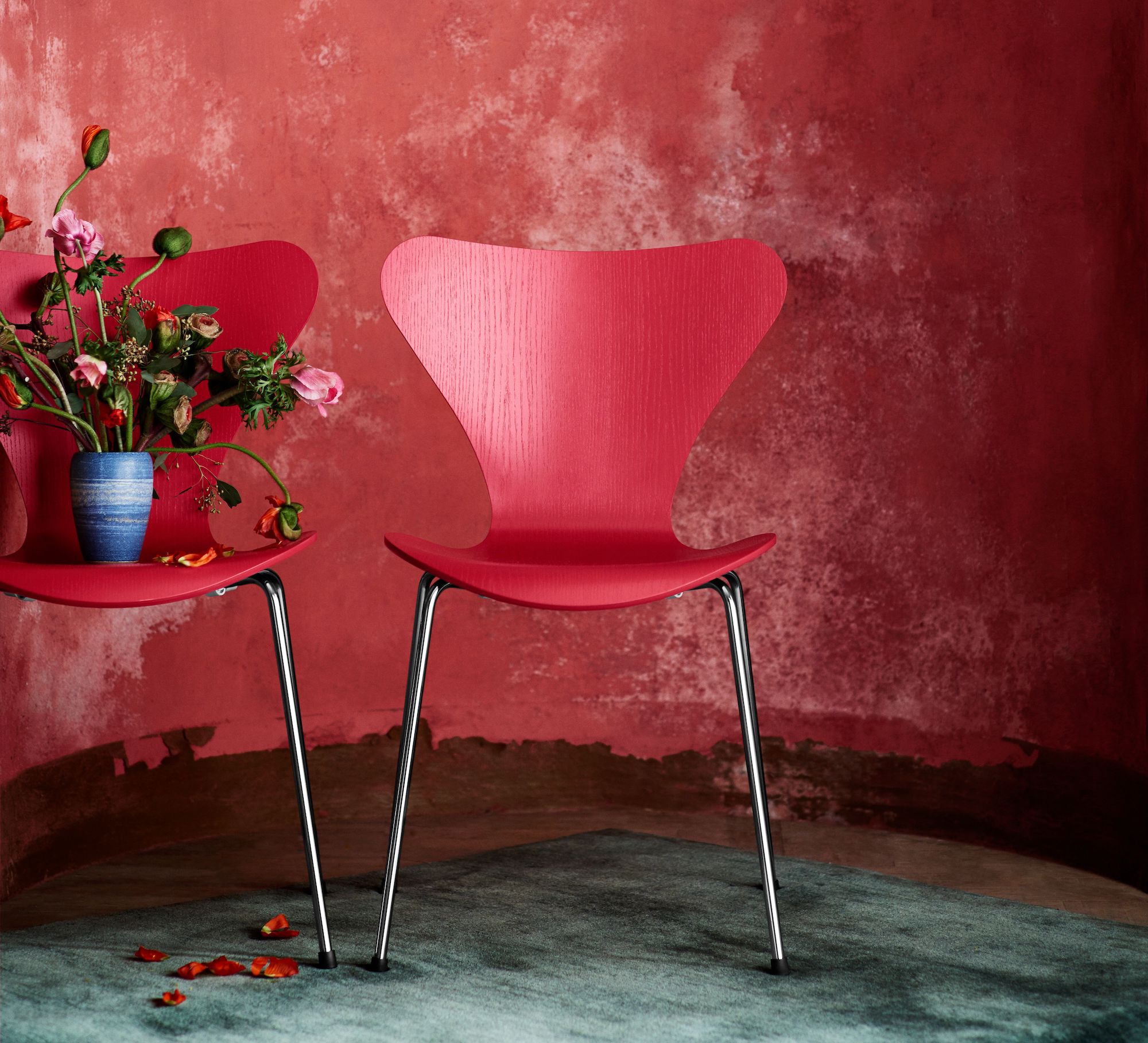 Series 7 coloured ash, Fritz Hansen